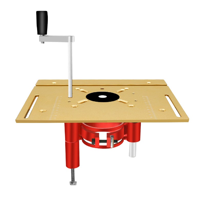 Router Lift Base Maximum 47mm Height Aluminum Alloy Stainless Steel