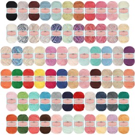 Cotton Select 100% Cotton Yarn, 4 Skein Assorted Color Surprise Package