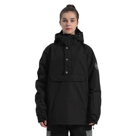 BSASB Womens Mens Ski Jackets Snowboard Coats Waterproof Windproof Pullover Jacket for Women Skiing Snowboarding Sports