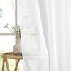 PONY DANCE Net Curtains 90 cm High Net Curtains White