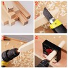 11pcs Dowel Maker Jig Kit, 5/16-3/4" Adjustable Electric Drill Milling