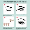 FADVAN Cluster Eyelash Extensions 280 Pieces Curl D Eyelashes Individual