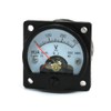 sourcing map AC 0-300V Round Analog Dial Panel Meter Voltmeter
