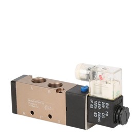 MUOBSBJRX 4V110-06/4V210-08//4V310-10/4V410-15 electronically Controlled reversing Valve Two-Position Five-Way Solenoid Valve(4V410 15)