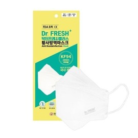 Dr. Fresh Plus KF94 Mask Large White Individual Pack (1 Pack) (WFKFX7T) / 닥터프레시플러스 마스크 KF94 대형 흰색 개별 개(1개입) (WFKFX7T)