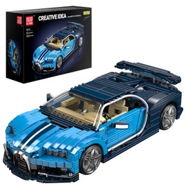 Mould King Sports Car Building Sets, High Performance Super Car Model 1222 Pieces MOC Racing Car Building Kits for Adults and 14+ Kids, Collectible Speed Champion Car Model for Car Lover, 10111