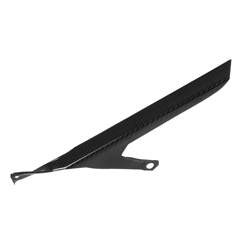 3K Carbon Fiber Motorcycle Chain Guard Cover Shield Protector Replacement
