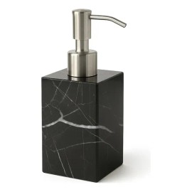 Dispensador De Jabón Líquido Mármol, Bomba Acero Inox, Negro