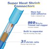 haisstronica 580PCS Heat Shrink Butt Connectors, 26-10 AWG