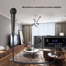 XLR to 3.5mm Mini Jack Microphone Cable, XLR Female to 3.5mm 1/8in Male Microphone Cable Balanced Interconnection Cord(1M)