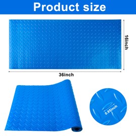 Swimming Pool Ladder Mat 16 x 36 Inch Large Pool Ladder Pad Protective Swimming Pool Step Pad with Non-Slip Texture for Above Ground Swimming Pool Steps Liner and Stairs