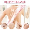 Beavorty 4pcs Exfoliating Back Scrubber Washcloth Towel Deep Cleans Skin