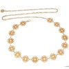 Liutufy Small Flower Metal Belt Chain - Adjustable Waist Chain
