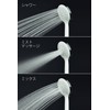 GAONA GA-FC024 Magicayo Ariene Shower Head, One-Touch Switching, Bi-Color (Water