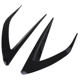 Mazda Front Fog Cover Left and Right Set ABS Black Roadster ND Type MX-5 Aero Bumper Dress Up Exterior Custom Parts General Purpose External Product (Piano Black)