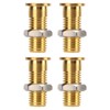 20Set 21.140 4mm Panel Banana Socket Copper Female Gold Plated