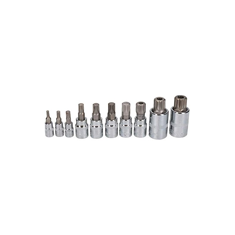Triple Square Spline and Tamperproof Sockets 1/4" 3/8" and 1/2"