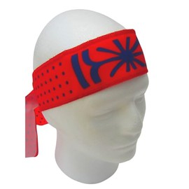 Okinawan Flower RED Hachimaki Japanese Headband - Karate Kids Mr Miyagi Daniel Movie Headband Men Women Children Novelty