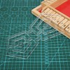 Quilting Ruler, Double Pentagon Quilting Rulers Transparent Acrylic Patchwork Sewing
