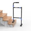 Support Way Height & Width Adjustable Stair Assist Cane for