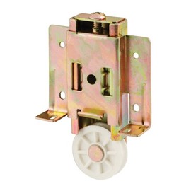 Prime-Line N 6817 Steel, Mirrored Wardrobe Door Roller Assembly, for Cox Doors (Single Pack)