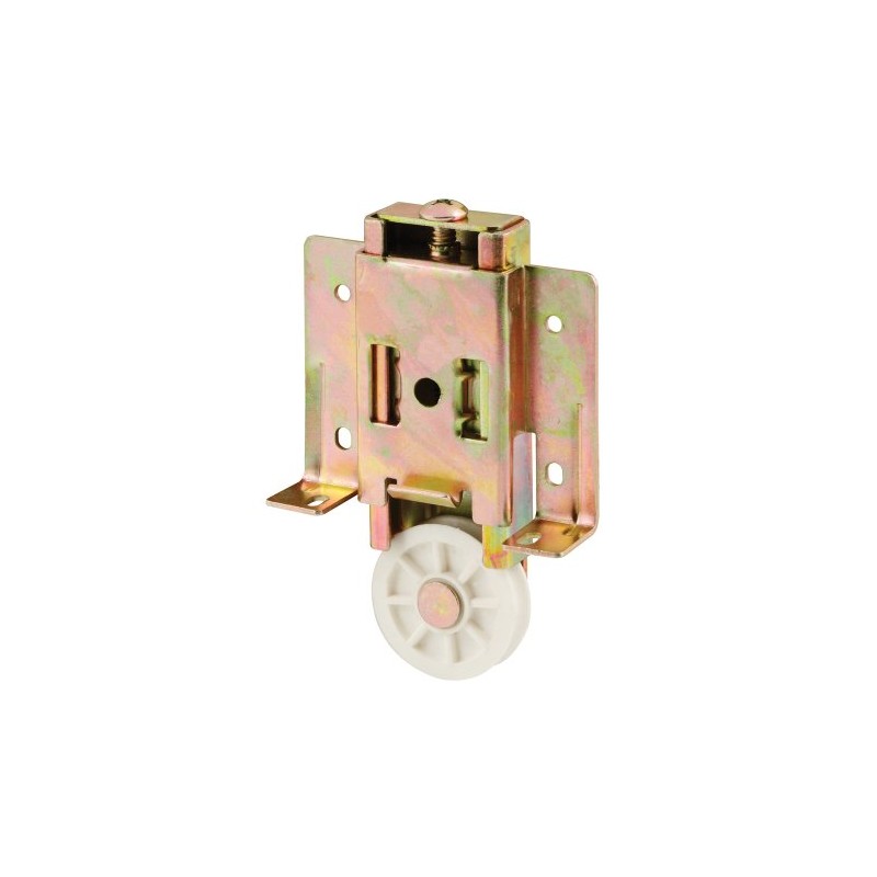 Prime-Line N 6817 Steel, Mirrored Wardrobe Door Roller Assembly, for