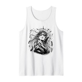Irish Goddess Morrígan for Wicca and Pagan Practitioners Tank Top