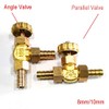 Elbow Brass Needle Valve for Gas/Air/Lpg Brass Hose Regulating Gate