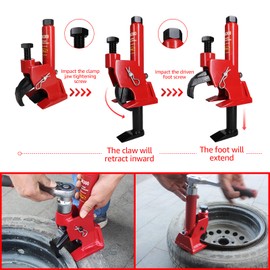 BESTOOL Manual Tire Bead Breaker Tool Adjustable Hammer Tires Changer for ATV Tire Operation, Include Spare Front Paw