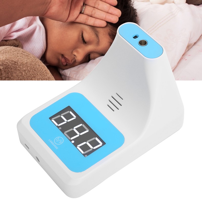Wall Mounted Infrared Thermometer Non Contact Digital Forehead Human Body