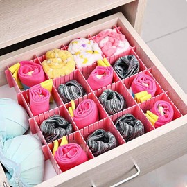 BJ-SHOP Drawer Divider Set Drawer Dividers Drawer Dividers Drawer Grid Storage Adjustable Drawer Inser