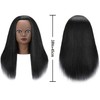 SOPHIRE 100% Real Hair Mannequin Head Training Head with stand,