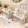 Over Faucet Bathroom Shelf for Sink Organization – No-Drill U-Shaped