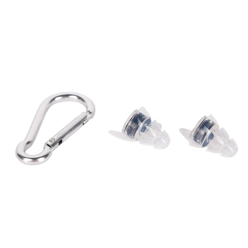 Ear Plugs 3 Layer Noise Reduction Soundproof Liquid Silicone Comfortable