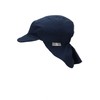Sterntaler Unisex Peaked Hat with Neck Protection, Blue (Marine 300),