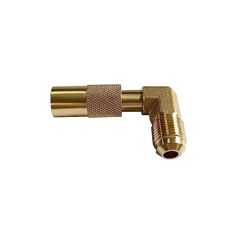 Seihao Propane Elbow Adapter with 3/8" Male Flare Connector Fitting