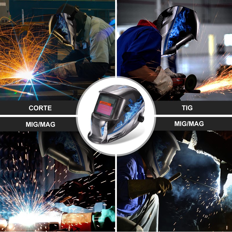 Automatic Welding Helmet, Nullnet Fully Automatic Welding Helmets Automatic Darkening