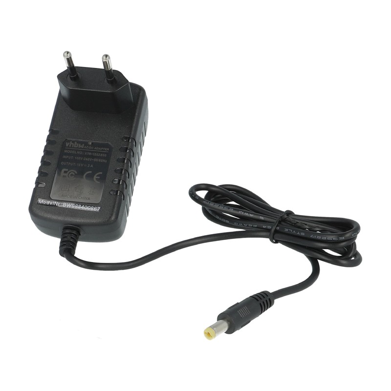 vhbw 15V 2.0A Power Supply Compatible with Creative Labs D200