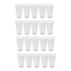 CEB 20 Pzas Veladora Limonero, Parafina Pura Con Aroma