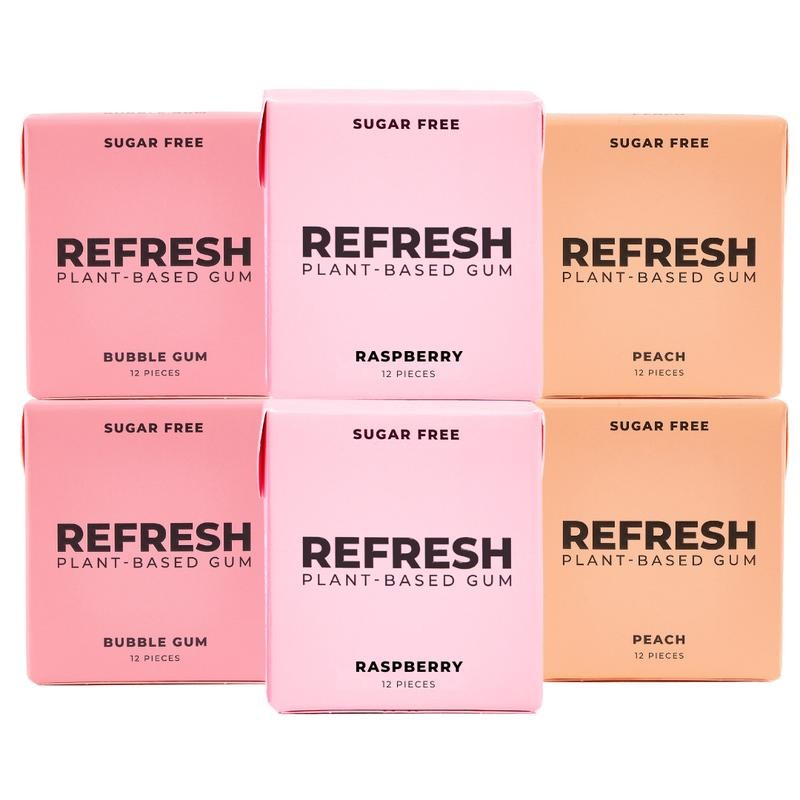Refresh Gum Variety Pack Sugar Free Chewing Gum - Xylitol,