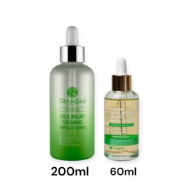 Trend Me Cica Relief Calming Ampoule Sense 60ml Centella asiatica leaf water soothing sensitive troubled oily skin / 트랜드미 시카 릴리프 카밍 앰플센스 60ml 병풀잎수 진정 민감 트러블 지성피부