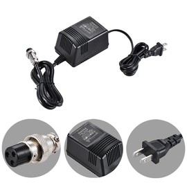 summina 17V 600mA Mixing Console Mixer Power Supply AC Adapter 3-Pin Connector Pedalboard Power Supply 110V Input US Plug for F4/F7/6FX/MG82X