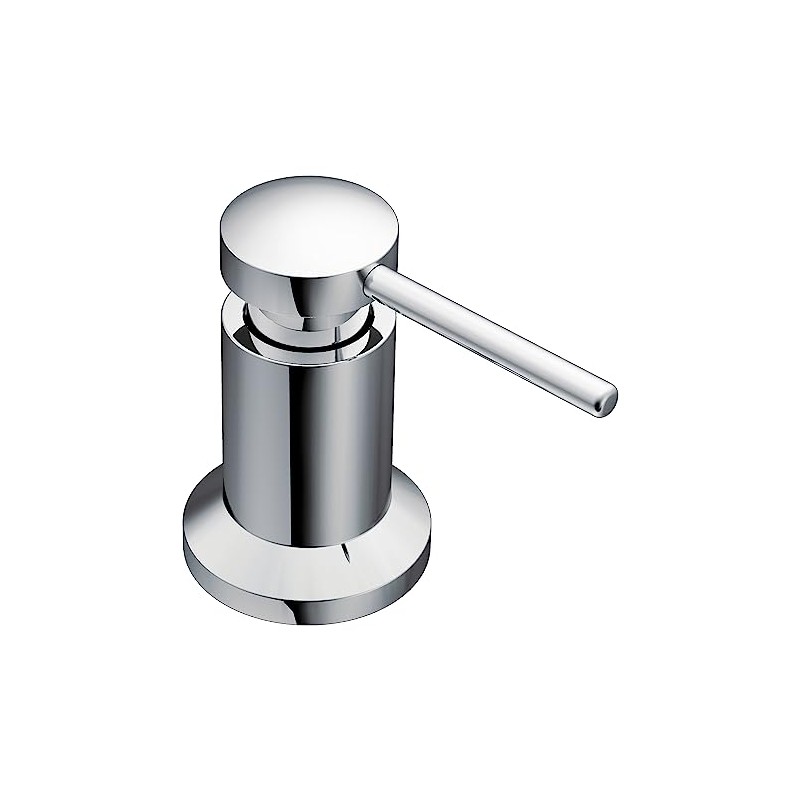 Moen Chrome Deck Mounted Kitchen Soap Dispenser with Above the