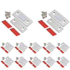 Pack of 12 Door Magnets for Furniture Magnetic Catches, Ultra Thin Magnets for Cabinet Doors, Cupboard Magnets, Cupboard Magnetic Closure, Door Magnet Suitable for Kitchen Doors, Windows and Drawers