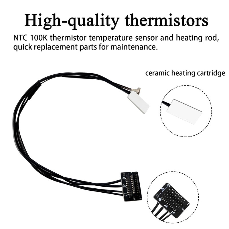 P2S Hotend Heating Assembly Kit All Metal Base Clip for