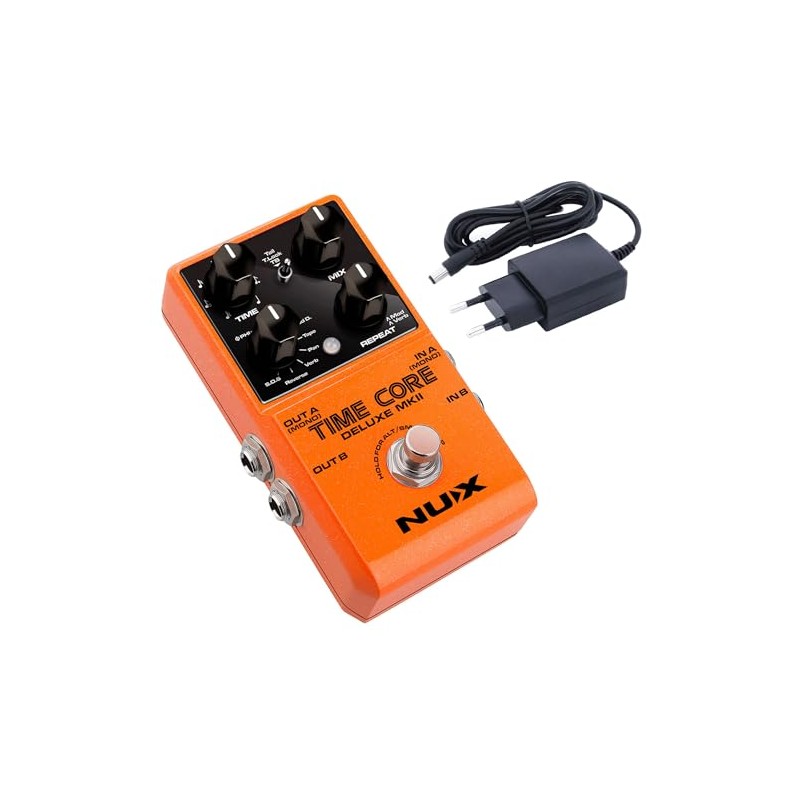 Nux Time Core Deluxe MKII Delay Pedal Hall Effects Unit