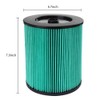 17912 & 9-17912 HEPA Vacuum Filter Compatible with Filter No.9-17912