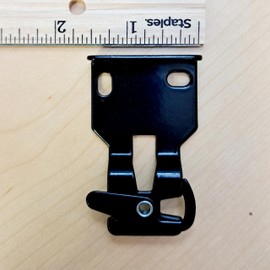 1 Pair Rollease Installation Brackets with Screws for R Series Clutch. for Roller Shades, Sun Screen, Screen Shade. RB560, RB360, RB590, RB380 (R3-R8 Zinc, 2.0" Projection)