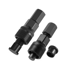 TAIHOBO Pack of 2 Bicycle Crank Puller, Removable Head Bicycle Tool Crank Puller, Black Bottom Bracket Tool, Inner Bearing Puller for Bicycles Repair