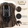 Stamped Glorious Ponytail Extension 18" Curly Wavy Pony Tail Claw